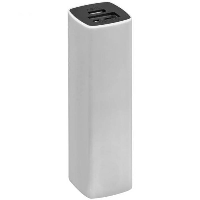 Plastová PowerBank 2200 mAh, bílá Plastová PowerBank 2200 mAh, bílá